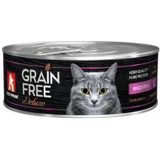 Влажный корм для кошек ЗООГУРМАН «GRAIN FREE», Индейка, 100г  